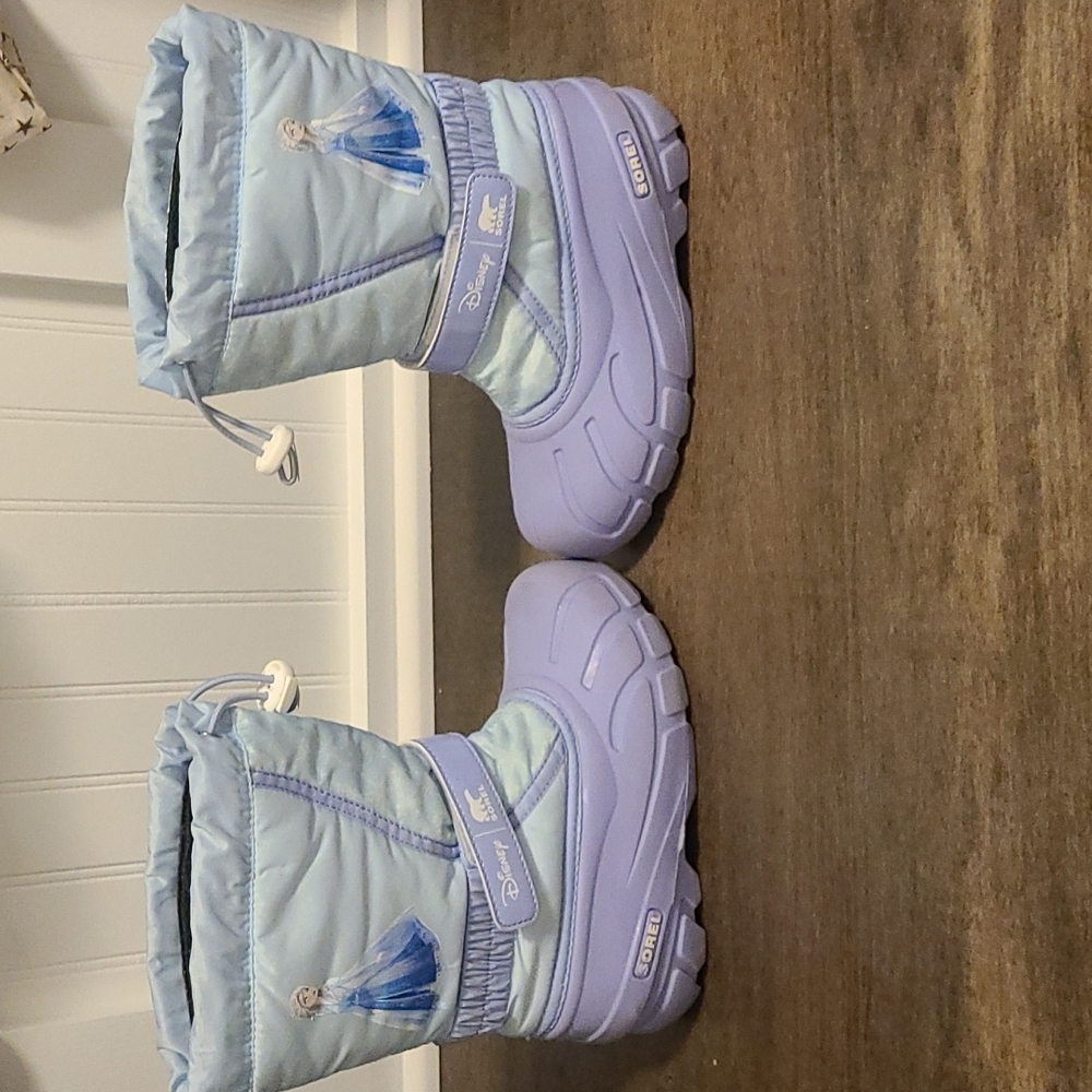 Sorel Girls' Disney Flurry Frozen 2 Elsa Edition boots, size 2 US